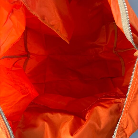 New Dooney & Bourke Wayfarer Orange Nylon Large Tote Bag - Picture 9 of 12